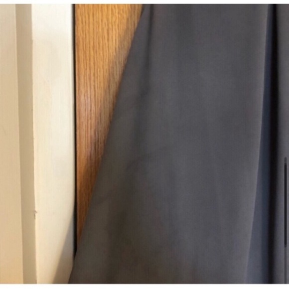 Lush long ruffle tunic army green sleeveless top Sz XS - Picture 10 of 11